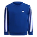 Kinder hoodie adidas  Essentials 3-Stripes Crew Neck Royal Blue 110 cm