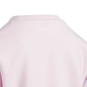 Kinder hoodie adidas  Graphic Crew Neck Clear Pink