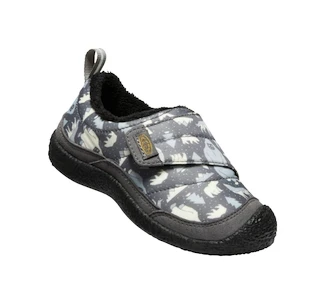 Kinder outdoorschoenen Keen Howser Low Wrap Steel Grey/Star White  US 11