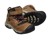 Kinder outdoorschoenen Keen Ridge Flex Mid Wp Bison/Red Carpet