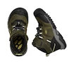 Kinder outdoorschoenen Keen Ridge Flex Mid Wp Dark Olive/Dusky Citron