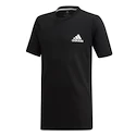 Kinder T-shirt adidas  B Escouade Tee Black 128 cm