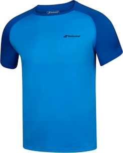 Kinder T-shirt Babolat  Play Club Crew Neck Tee Blue 8 - 10 jaar