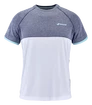 Kinder T-shirt Babolat  Play Crew Neck Tee Boy White/Blue 6 - 8 jaar