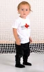 Kinder T-shirt Roster Hockey  IMPORTED FROM CANADA 68 cm, Wit