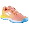 Kinder tennisschoenen Babolat Jet Mach 3 All Court Girl Coral/Gold Fusion