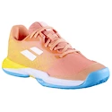 Kinder tennisschoenen Babolat Jet Mach 3 All Court Girl Coral/Gold Fusion