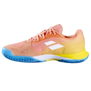 Kinder tennisschoenen Babolat Jet Mach 3 All Court Girl Coral/Gold Fusion