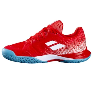 Kinder tennisschoenen Babolat Jet Mach 3 Junior AC Girl Fiesta Red