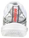 Kinder tennisschoenen Mizuno  Breakshot 3 CC White/IgnititonRed