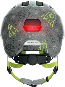 Kinderhelm Abus Smiley 3.0 LED Grey space