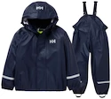 Kinderjack Helly Hansen  Bergen 2.0 PU Rainset Navy 86 cm