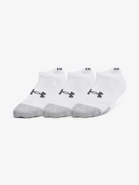 Kindersokken Under Armour 3pk No Show Yth-WHT