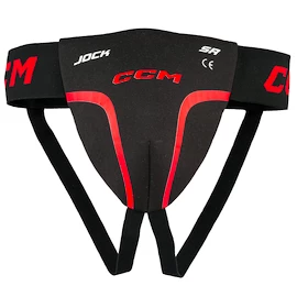 Kruisbeschermer CCM Jock Black/Red Senior