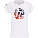 Meisjes T-shirt Babolat  Exercise Cotton Tee Girl White