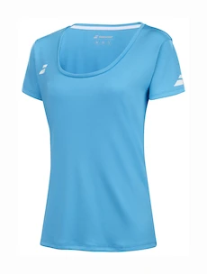 Meisjes T-shirt Babolat  Play Cap Sleeve Top Girl Cyan Blue 8 - 10 jaar