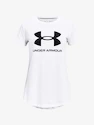 Meisjes T-shirt Under Armour  SPORTSTYLE LOGO SS-WHT