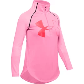 Meisjes T-shirt Under Armour Tech Graphic Big Logo 1/2 Zip