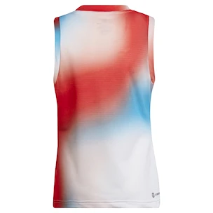 Meisjes tanktop adidas  Match Tank White/Red