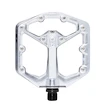 Platformpedalen Crankbrothers  Stamp 7 Large High Polish Silver