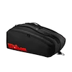 Rackettas Wilson  Clash V3 15PK Racquet Bag Black/Infrared