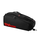 Rackettas Wilson  Clash V3 6PK Racquet Bag Black/Infrared