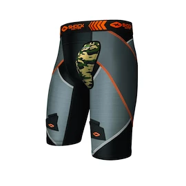 Short met kruisbeschermer Shock Doctor  30160 X-Fit Cross Comp.Hockey Short Black/Grey Senior