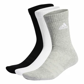 Sokken adidas Cushioned Crew Socks 3 Pairs Grey/White/Black