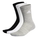 Sokken adidas  Cushioned Crew Socks 3 Pairs Grey/White/Black  M