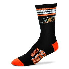 Sokken For Bare Feet 4 Stripes Crew NHL Anaheim Ducks