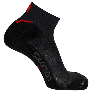 Sokken Salomon Speedcross Ankle 2PP Ebony/White  11 1/2 - 14