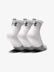 Sokken Under Armour  Quarter 3pk-WHT