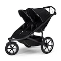 Sportieve kinderwagen Thule Urban Glide 3 Double Black + 2x Veiligheidsbeugel + Regenscherm + Muggennet