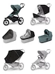 Sportieve kinderwagen Thule Urban Glide 3 Mid blue + Bassinet Mid blue SET 7in1