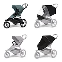 Sportieve kinderwagen Thule Urban Glide 3 Mid blue + Veiligheidsbeugel + Regenscherm + Muggennet