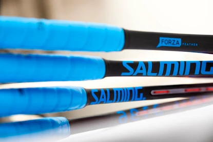 Squashracket Salming  Grit Feather Racket Black/Cyan