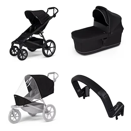 Stadswandelwagen Thule Urban Glide 4-wheel Black + Bassinet Black SET 4in1