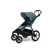 Stadswandelwagen Thule Urban Glide 4-wheel Mid blue + Bassinet Black SET 4in1