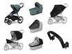 Stadswandelwagen Thule Urban Glide 4-wheel Mid blue + Bassinet Mid blue SET 7in1