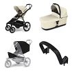 Stadswandelwagen Thule Urban Glide 4-wheel Soft beige + Bassinet Soft beige SET 4in1