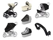 Stadswandelwagen Thule Urban Glide 4-wheel Soft beige + Bassinet Soft beige SET 7in1