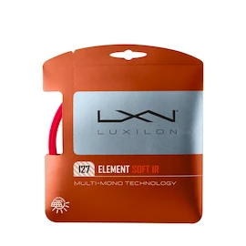 Tennis besnaring Luxilon Element IR Soft 127 Set Red