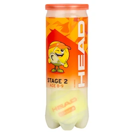 Tennisballen voor kinderen Head Stage 2 Orange 3B