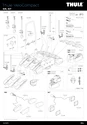 Thule VeloCompact 926 wieldrager + Adapter voor 4e wiel