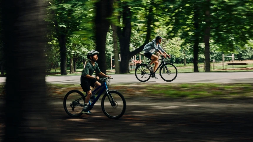 WOOM Explore fiets in de natuur