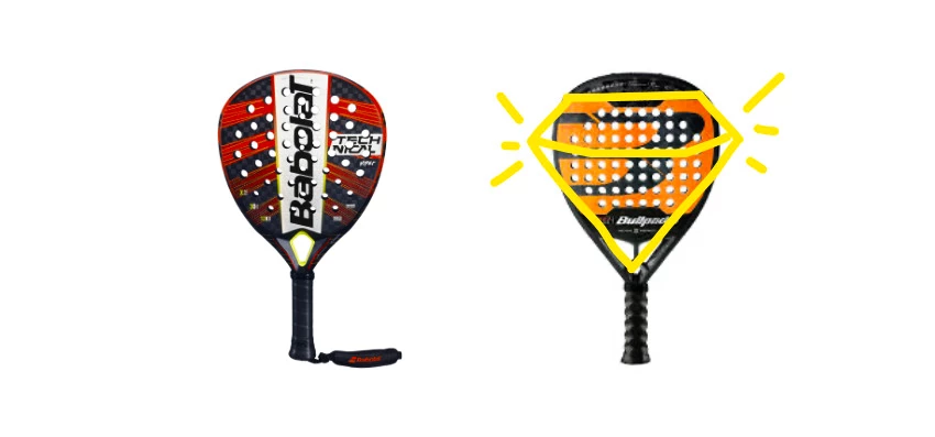 Padelracket diamant