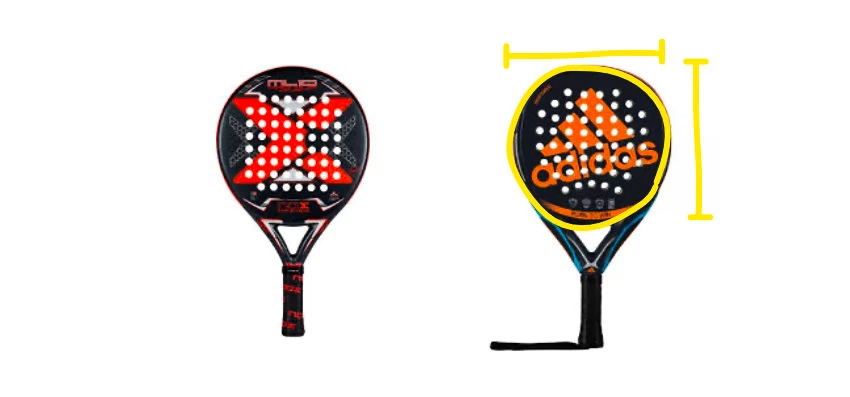 Rond padelracket