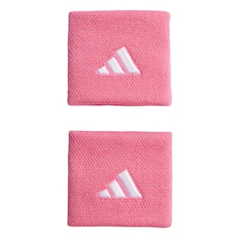 Zweetbandjes adidas Tennis Wristband S Lucpnk/White