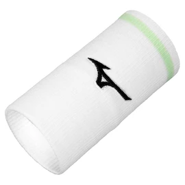 Zweetbandjes Mizuno Wristband Long With Line White/Neo Mint