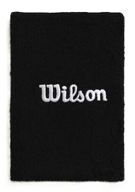 Zweetbandjes Wilson Wide Terry Wristbands Black